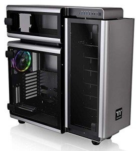 Thermaltake Level 20 E-ATX Full Tower Gaming Computer PC Case with 3 Riing Plus 140mm RGB Fan + 2 Lumi Plus LED Strips Pre-Installed CA-1J9-00F9WN-00