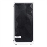 Fractal Design Meshify C - Compact Mid Tower Computer Case - Airflow/Cooling - 2X Fans Included - PSU Shroud - Modular Interior - Water-Cooling Ready - USB3.0 - Tempered Glass Side Panel - White
