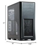 Phanteks Enthoo Pro Full Tower Chassis with Window Cases PH-ES614P_BK,Black
