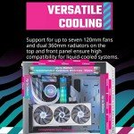 Cooler Master MasterBox 520 Mesh White Airflow ATX Mid-Tower, Mesh Front Panel, Tempered Glass Panel, E-ATX up to 10.7”, Gen2 Type-C, Three CF120 120mm PWM Customizable ARGB Fans (MB520-WGNN-S00)
