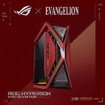 ASUS ROG Hyperion GR701 EVA-02 EATX Full-Tower case w/semi-Open Structure, Tool-Free Panels, Supports 2 x 420mm radiators, Graphics Card Holder, 2 x Front Panel Type-C, Limited Evangelion Aesthetics
