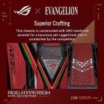 ASUS ROG Hyperion GR701 EVA-02 EATX Full-Tower case w/semi-Open Structure, Tool-Free Panels, Supports 2 x 420mm radiators, Graphics Card Holder, 2 x Front Panel Type-C, Limited Evangelion Aesthetics