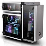 Thermaltake Level 20 E-ATX Full Tower Gaming Computer PC Case with 3 Riing Plus 140mm RGB Fan + 2 Lumi Plus LED Strips Pre-Installed CA-1J9-00F9WN-00