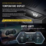 Antec Performance 1 FT, Full Tower, RTX40 Fully Compatible, Temp Display, 4 x Storm T3 PWM Fans, Type-C, Dual TG Side Panels, Removable Top Bracket, High Airflow Mesh Front Panel, E-ATX PC Gaming Case