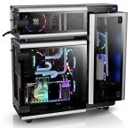 Thermaltake Level 20 E-ATX Full Tower Gaming Computer PC Case with 3 Riing Plus 140mm RGB Fan + 2 Lumi Plus LED Strips Pre-Installed CA-1J9-00F9WN-00