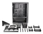 Thermaltake Core X71 Tempered Glass Edition SPCC ATX Full Tower Tt LCS Certified Gaming Computer Case with 2 140 Blue Front Fan + 1 140 Black Rear Fan Pre-Installed CA-1F8-00M1WN-02