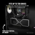 CORSAIR 7000D AIRFLOW Full-Tower ATX PC Case – High-Airflow Front Panel – Spacious Interior – Easy Cable Management – 3x 140mm AirGuide Fans with PWM Repeater Included – White