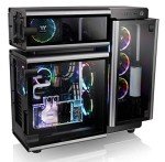 Thermaltake Level 20 E-ATX Full Tower Gaming Computer PC Case with 3 Riing Plus 140mm RGB Fan + 2 Lumi Plus LED Strips Pre-Installed CA-1J9-00F9WN-00