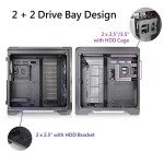 Thermaltake View 51 Motherboard Sync ARGB E-ATX Full Tower Gaming Computer Case with 2 200mm ARGB 5V Motherboard Sync RGB Fans + 140mm Black Rear Fan Pre-Installed CA-1Q6-00M1WN-00