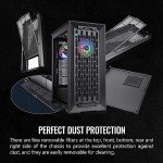 Thermaltake CTE T500 TG ARGB E-ATX Full Tower with Centralized Thermal Efficiency Design; 3x140mm CT140 ARGB Fans Pre-Installed; Tempered Glass Front & Side Panel; CA-1X8-00F1WN-01; White