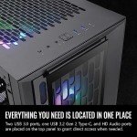 Thermaltake CTE T500 TG ARGB E-ATX Full Tower with Centralized Thermal Efficiency Design; 3x140mm CT140 ARGB Fans Pre-Installed; Tempered Glass Front & Side Panel; CA-1X8-00F1WN-01; White