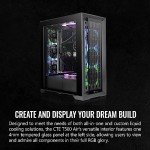 Thermaltake CTE T500 TG ARGB E-ATX Full Tower with Centralized Thermal Efficiency Design; 3x140mm CT140 ARGB Fans Pre-Installed; Tempered Glass Front & Side Panel; CA-1X8-00F1WN-01; White