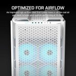 CORSAIR 9000D RGB Airflow Super Full-Tower PC Case – Fits up to 18x 120mm, 7X 140mm, or 4X 200mm Fans – InfiniRail™ Fan Mounting – iCUE Link System Hub Included – No Fans Included – White