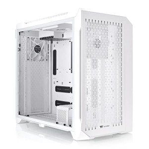 Thermaltake CTE C750 Air Snow E-ATX Full Tower with Centralized Thermal Efficiency Design; 3x140mm White CT140 Fans Pre-Installed; Tempered Glass Side Panel; Mesh Front Panel; CA-1X6-00F6WN-00; White