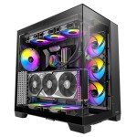 Antec C8 ARGB, 2X TQR 160mm & 1x TQ 140mm ARGB PWM Fans Included,Dual-Chamber Layout, Type-C, 360mm Radiator Support, Seamless TG Front & Side Panels, RTX 40 Compatible, Full-Tower E-ATX PC Case