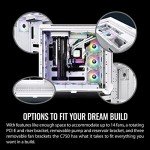 Thermaltake CTE C750 Air Snow E-ATX Full Tower with Centralized Thermal Efficiency Design; 3x140mm White CT140 Fans Pre-Installed; Tempered Glass Side Panel; Mesh Front Panel; CA-1X6-00F6WN-00; White