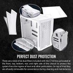 Thermaltake CTE C750 Air Snow E-ATX Full Tower with Centralized Thermal Efficiency Design; 3x140mm White CT140 Fans Pre-Installed; Tempered Glass Side Panel; Mesh Front Panel; CA-1X6-00F6WN-00; White