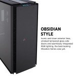 Corsair OBSIDIAN 1000D Super-Tower Case, Smoked Tempered Glass, Aluminum Trim - Integrated COMMANDER PRO Fan and Lighting Controller - Black