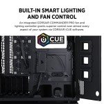 Corsair OBSIDIAN 1000D Super-Tower Case, Smoked Tempered Glass, Aluminum Trim - Integrated COMMANDER PRO Fan and Lighting Controller - Black