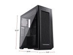 Phanteks (PH-ES620PTG-DBK01) Enthoo Pro 2 Full Tower – High-Performance Fabric mesh, Tempered Glass, Dual System/PSU Support, Massive Storage, Digital-RGB Lighting, Black
