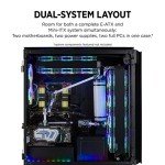 Corsair OBSIDIAN 1000D Super-Tower Case, Smoked Tempered Glass, Aluminum Trim - Integrated COMMANDER PRO Fan and Lighting Controller - Black
