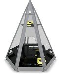 KEDIERS Diamond Pyramid ATX PC Case Innovative Gaming Computer Tower Case,C600