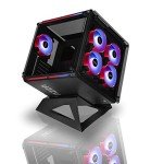 Azza Cube 802 Full-Tower Black – Computer Case (Full-Tower, PC, SPCC, Black, ATX, Micro ATX, Mini-ITX, Game)