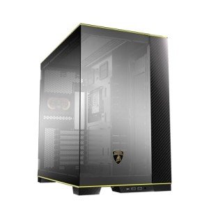 Lian Li O11D EVO RGB Automobili Lambo Edition PC-O11 Dynamic Carbon Fiber E-ATX Mid Tower Gaming PC Case (Black) O11DERGBL