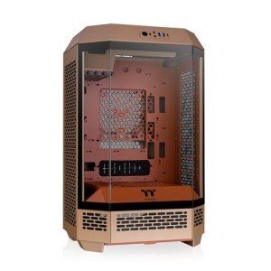 Thermaltake Tower 300 Gravel Sand Micro-ATX Case; 2x140mm CT Fan Included; Support Up to 420mm Radiator; Optional Chassis Stand Kit Allows Horizontal Display; CA-1Y4-00SGWN-00; 3 Year Warranty