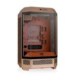 Thermaltake Tower 300 Gravel Sand Micro-ATX Case; 2x140mm CT Fan Included; Support Up to 420mm Radiator; Optional Chassis Stand Kit Allows Horizontal Display; CA-1Y4-00SGWN-00; 3 Year Warranty
