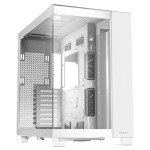 Antec C8 White, Fans not Included, RTX 40 Compatible, Dual-Chamber, tooless Design, Type-C, 360mm Radiator Support, Seamless Tempered Glass Front & Side Panels, High Airflow Full-Tower E-ATX PC Case