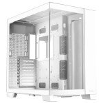Antec C8 White, Fans not Included, RTX 40 Compatible, Dual-Chamber, tooless Design, Type-C, 360mm Radiator Support, Seamless Tempered Glass Front & Side Panels, High Airflow Full-Tower E-ATX PC Case