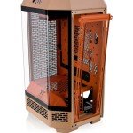 Thermaltake Tower 300 Gravel Sand Micro-ATX Case; 2x140mm CT Fan Included; Support Up to 420mm Radiator; Optional Chassis Stand Kit Allows Horizontal Display; CA-1Y4-00SGWN-00; 3 Year Warranty