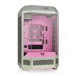 Thermaltake Tower 300 Summer Edition Matcha Plum Micro-ATX Case; 2x140mm CT Fan Included; Supports Up to 420mm Radiator; Horizontal Display Capable; CA-1Y4-00SJWN-00; 3 Year Warranty
