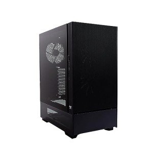 InWin ModFree Base, E-ATX, Full Tower Case, High Airflow, Support 120mm or 140mm Fans and up to 280mm AIO, Modular Design for expandability, Tempered Glass Side Panel, mesh Front Black Color