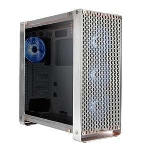 InWin Dubili Full Tower Gaming Chassis (iBuildiShare Series) w/Preinstall ARGB Fan x 4 (Titanium Grey)