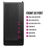 MSI MPG Velox 100R - Mid-Tower Gaming PC Case - Tempered Glass Side Panel - 4 x 120mm ARGB Fans - Liquid Cooling Support up to 360mm Radiator - Mesh Panel for Optimized Airflow