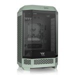 Thermaltake Tower 300 Matcha Green Micro-ATX Case; 2x140mm CT Fan Included; Support Up to 420mm Radiator; Optional Chassis Stand Kit Allows Horizontal Display; CA-1Y4-00SEWN-00; 3 Year Warranty