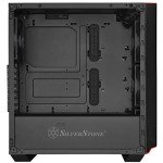 SilverStone Technology Metal ATX Computer Tower Case with Tempered-Glass Side Panel and Ample Air Flow in Black (SST-PM02B-G)