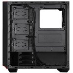 SilverStone Technology Metal ATX Computer Tower Case with Tempered-Glass Side Panel and Ample Air Flow in Black (SST-PM02B-G)