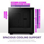 NZXT H7 Flow Mid-Tower ATX PC Gaming Case - High Airflow, Tempered Glass, RGB Fans