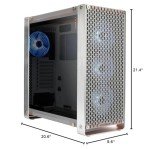 InWin Dubili Full Tower Gaming Chassis (iBuildiShare Series) w/Preinstall ARGB Fan x 4 (Titanium Grey)