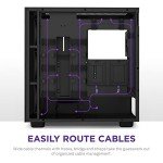 NZXT H7 Flow Mid-Tower ATX PC Gaming Case - High Airflow, Tempered Glass, RGB Fans