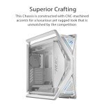 ASUS ROG Hyperion GR701 EATX Full-Tower Computer case & ROG Ryujin III 360 ARGB WHT All-in-one Liquid CPU Cooler & Thor 1200W Platinum II