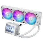 ASUS ROG Hyperion GR701 EATX Full-Tower Computer case & ROG Ryujin III 360 ARGB WHT All-in-one Liquid CPU Cooler & Thor 1200W Platinum II