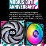 Cooler Master 30th Year Anniversary Cosmos Infinity C700M E-ATX Full-Tower Curved Tempered Glass Panel, Riser Cable PCIe 4.0, Diverse Liquid Cooling, Type-C, Customizable ARGB (MCC-C700M-KHNN-S30)