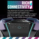 Cooler Master 30th Year Anniversary Cosmos Infinity C700M E-ATX Full-Tower Curved Tempered Glass Panel, Riser Cable PCIe 4.0, Diverse Liquid Cooling, Type-C, Customizable ARGB (MCC-C700M-KHNN-S30)