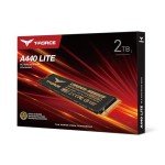 TEAMGROUP T-Force A440 Lite 2TB Graphene Heatsink 3D NAND TLC NVMe Phison PS5027-E27T PCIe 4.0 Gen4x4 M.2 2280 Internal SSD Works with PS5 Read/Write 7400/6400 MB/s TM8FFQ002T0C129