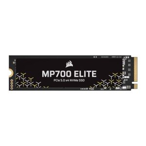 Corsair MP700 Elite 1TB PCIe 5.0 x4 NVMe M.2 SSD – Up to 10,000MB/sec – High-Density 3D TLC NAND – M.2 2280 - DirectStorage Compatible – Black