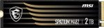 MSI Gaming SPATIUM M482 PCIe 4.0 NVMe M.2 2TB Internal SSD (PCIe Gen4, NVMe 1.4, M.2 2280, Read 7300 MB/S, Write 6400 MB/S, 2TB)